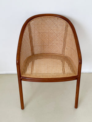1970s Ward Bennett Cane Arm Chair