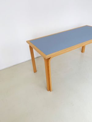 1980s Bent Beechwood Magnus Olesen Rectangle Table