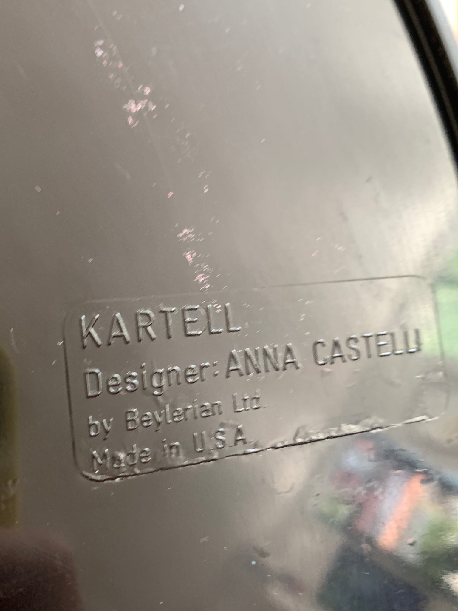 Tall 1970s Plastic Componibili Unit on Caster Wheel by Anna Castelli for Kartell - Single