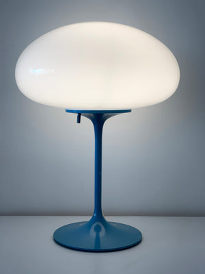 1960s Blue Bill Curry for DesignLine Stemlite Table Lamp