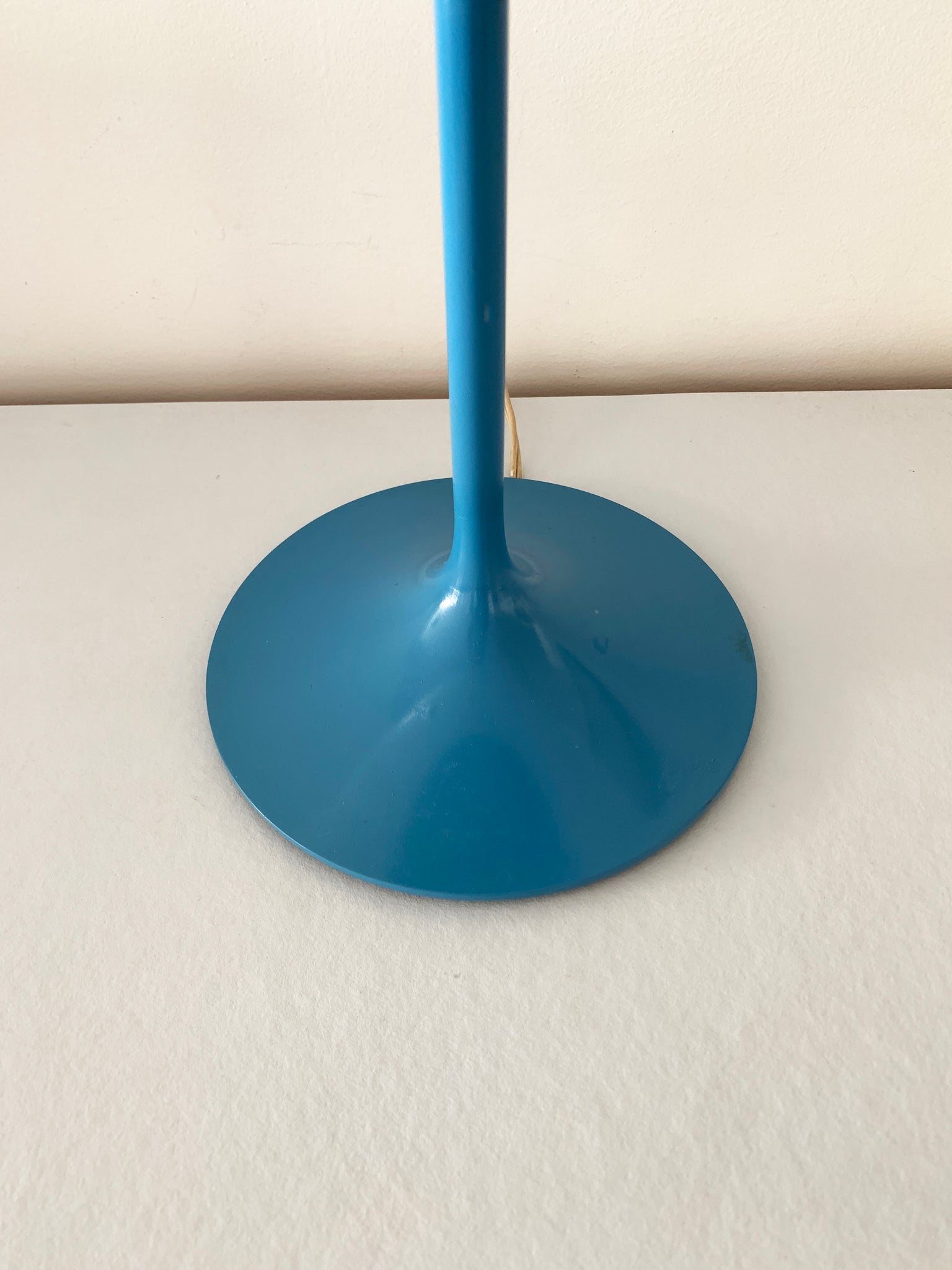 1960s Blue Bill Curry for DesignLine Stemlite Table Lamp