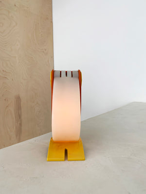 1968 Pale Orange Toucan Table Lamp by Old Timer Ferrari, Italy