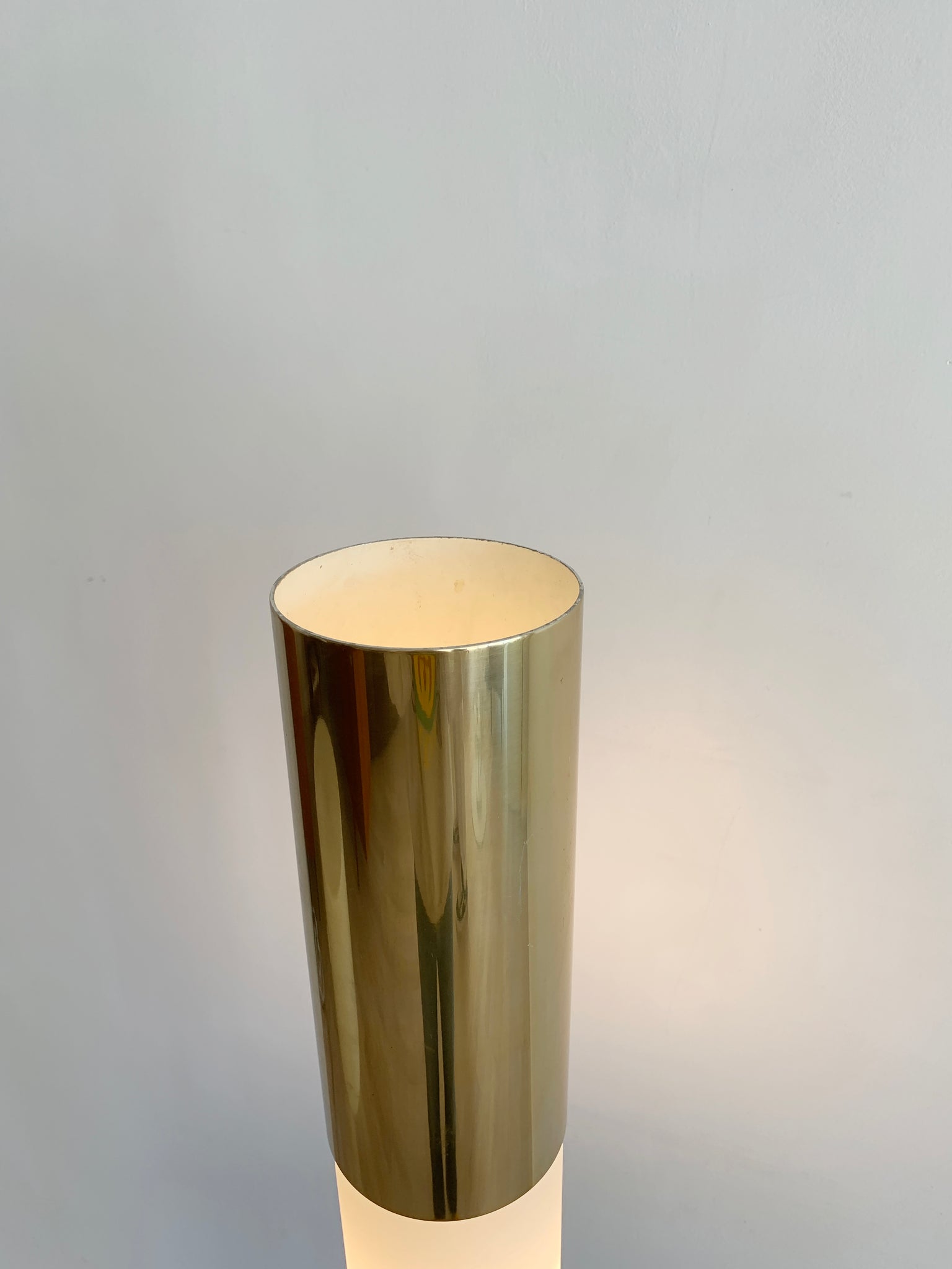 1970s Paul Mayen Brass Touch Floor Lamp