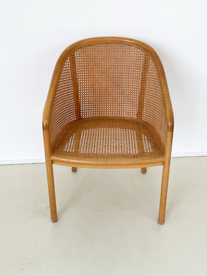 1970s Cane and Ash Wood Chairs by Ward Bennett for Brickel Associates - Per
