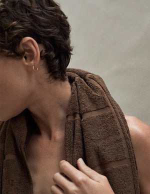 1972 Inspired Tabac Brown Cotton Towel