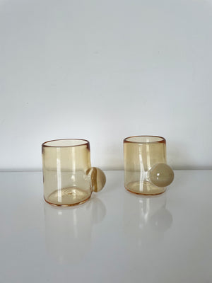 Sticky Hand Blown Bubble Tumbler Cup
