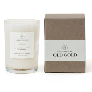 Old Gold Soy Wax Candle by Cavern NY