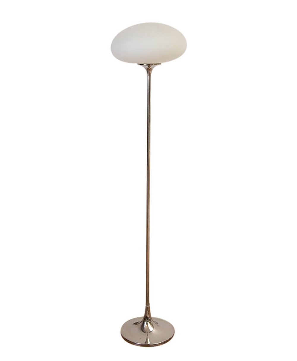 Mid Century Laurel Lamp Co. Chrome Mushroom Floor Lamp