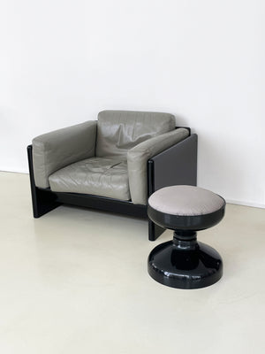 Italian Dino Gavina for Simon Studio Leather Club Chair