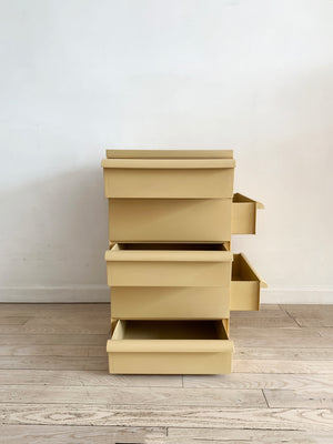 1970s Beige Stacking Drawers by Simon Fussell for Kartell