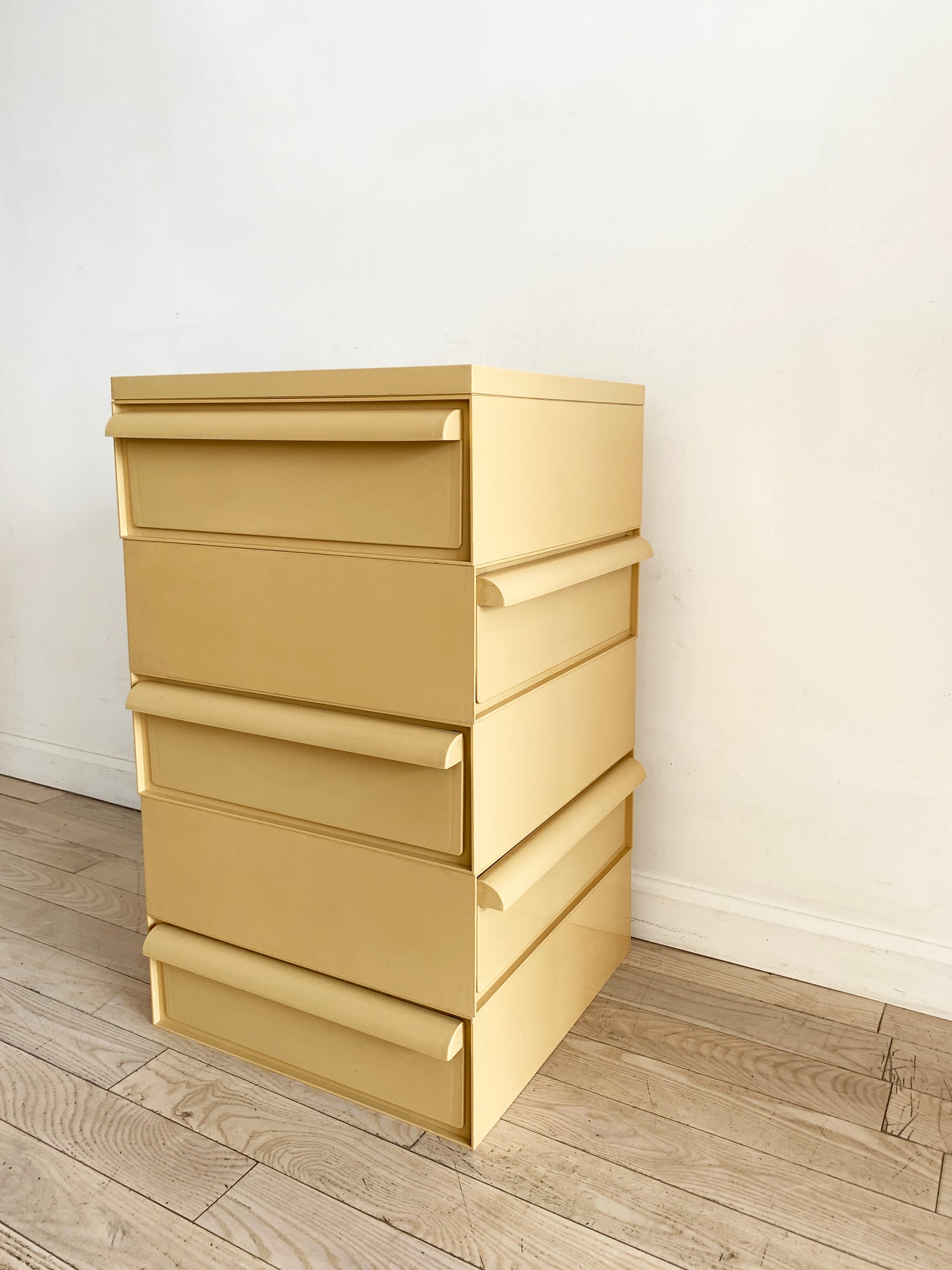 1970s Beige Stacking Drawers by Simon Fussell for Kartell