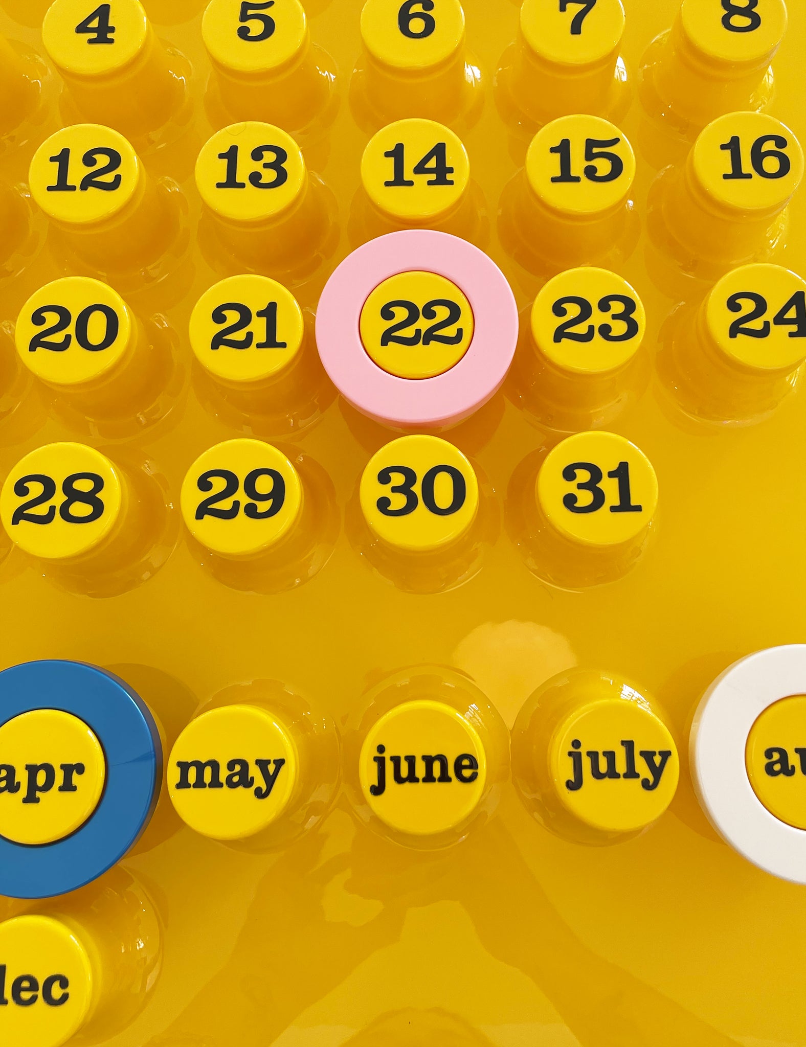 Perpetual RingADate Wall Calendar by Euroway / Extra Rings Home