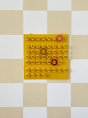 Perpetual Ring-A-Date Wall Calendar by Euroway / Extra Rings – Home Union NYC Perpetual Ring-A-Date Wall Calendar by Euroway / Extra Rings – Home Union NYC