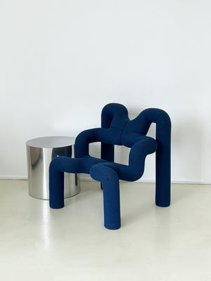 1980s Vintage Blue Ekstrem Chair by Terje Exstrøm