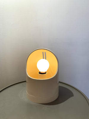 1970s White Makio Hasuike for Gedy Table Lamp