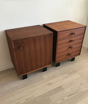 1950s George Nelson for Herman Miller Walnut Chests