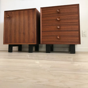 1950s George Nelson for Herman Miller Walnut Chests