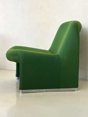 Vintage Green Alky Chair by Giancarlo Piretti