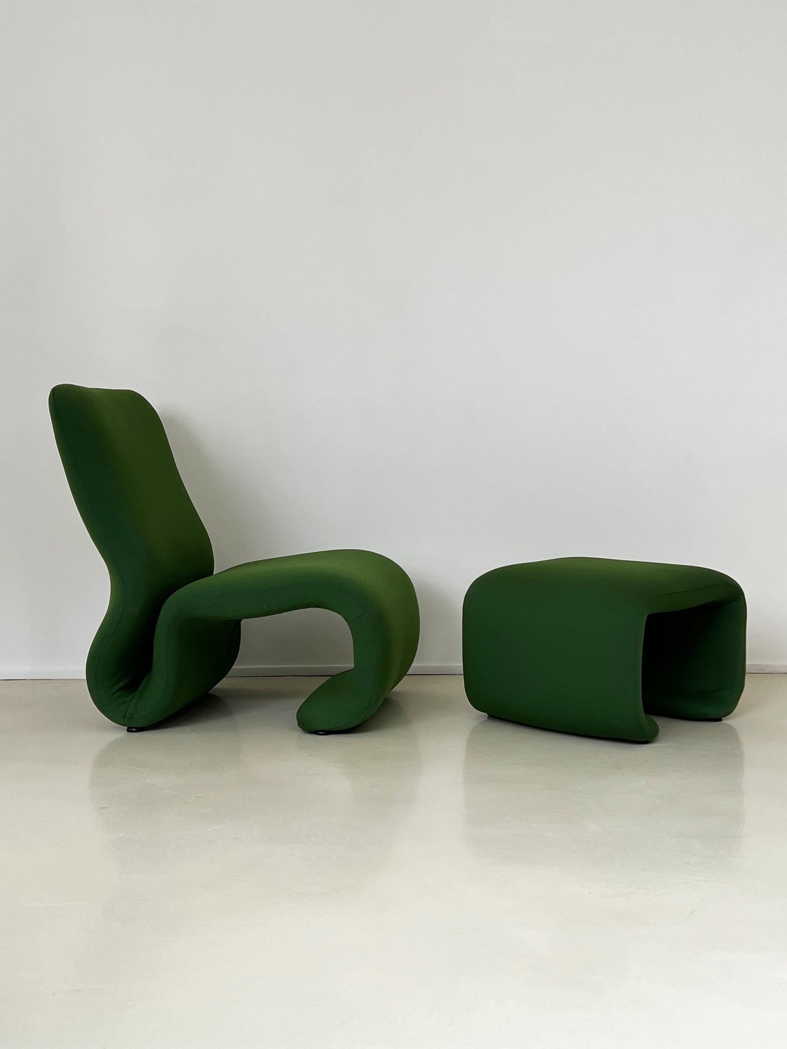 1965 Side Chair & Ottoman By Olivier Mourgue, France