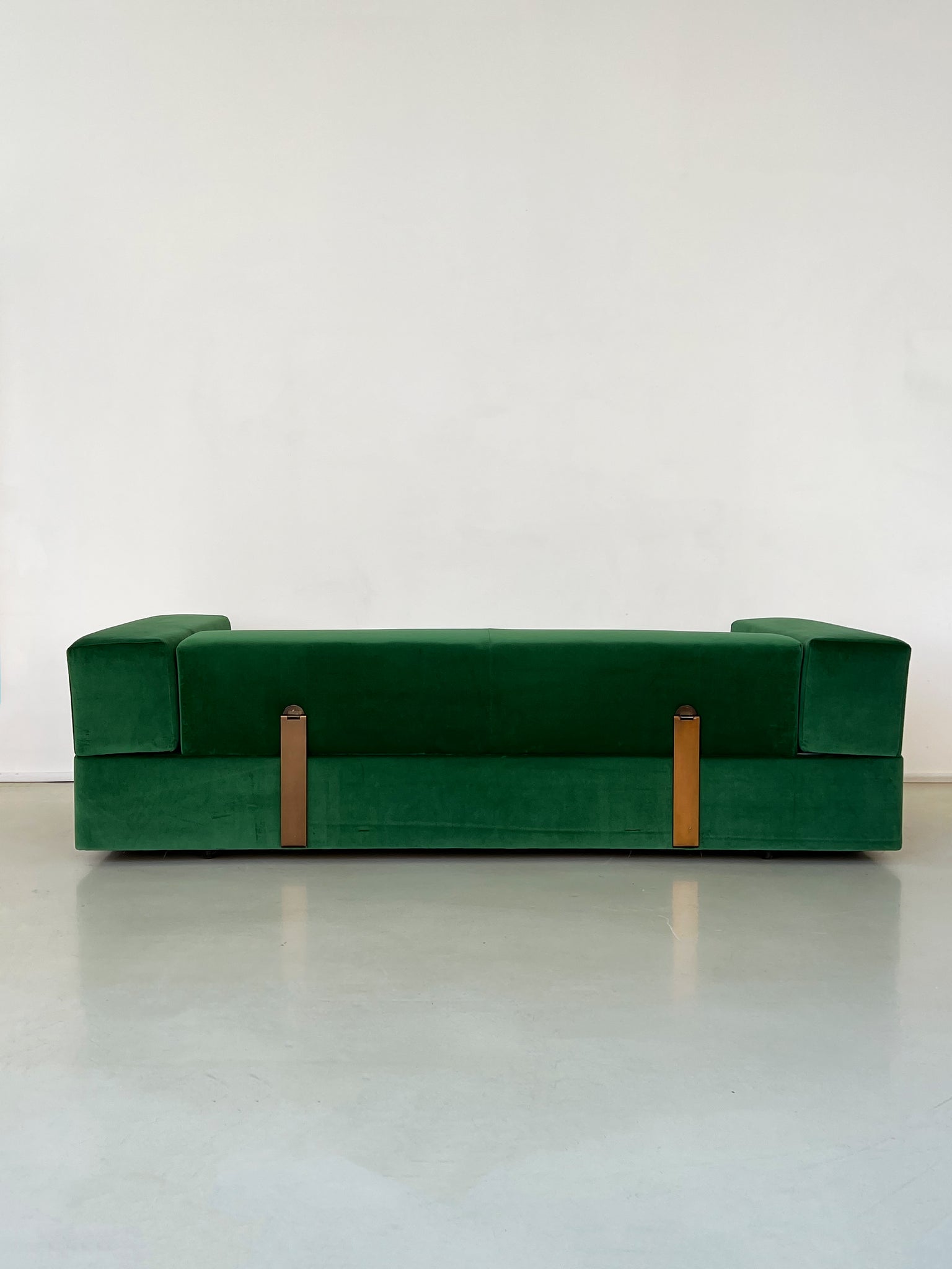 1968 Emerald Green Tito Agnoli for Cinova Model 711 Daybed Sofa