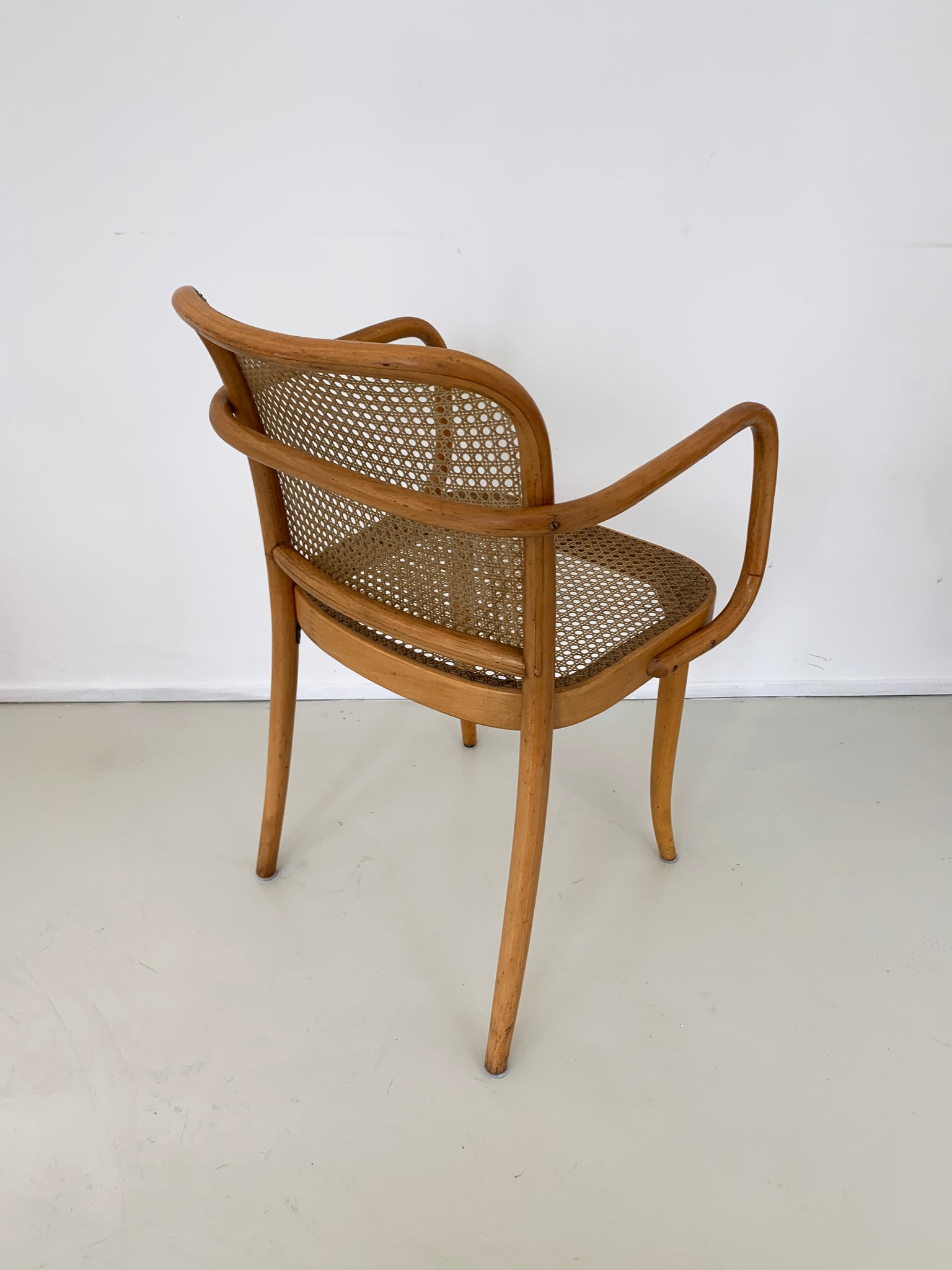 1960s Josef Hoffmann Bentwood 811 Prague Arm Chairs for Stendig