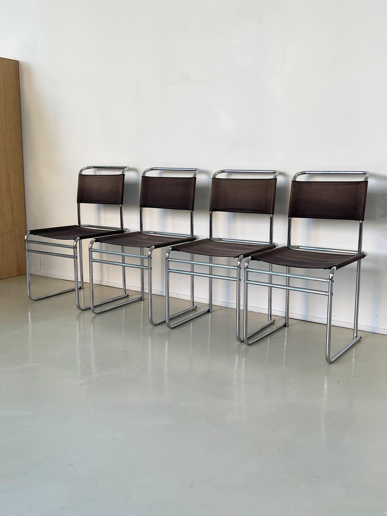 Vintage Marcel Breuer B5 Chairs, Set of 4