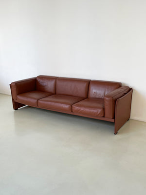 Mario Bellini for Cassina Duc Leather Sofa