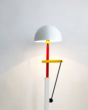 1980s Japanese Memphis Adjustable Floor Lamp by Ikeda Seisakusho, Co.