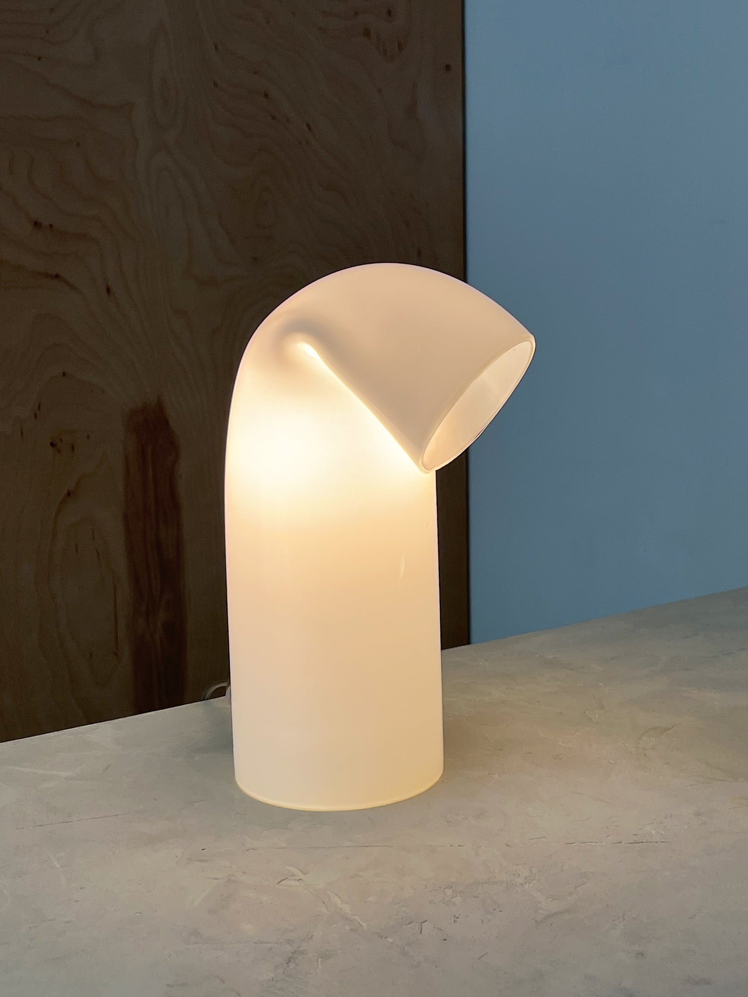 1970s Glass Monk Table lamp by Gino Vistosi