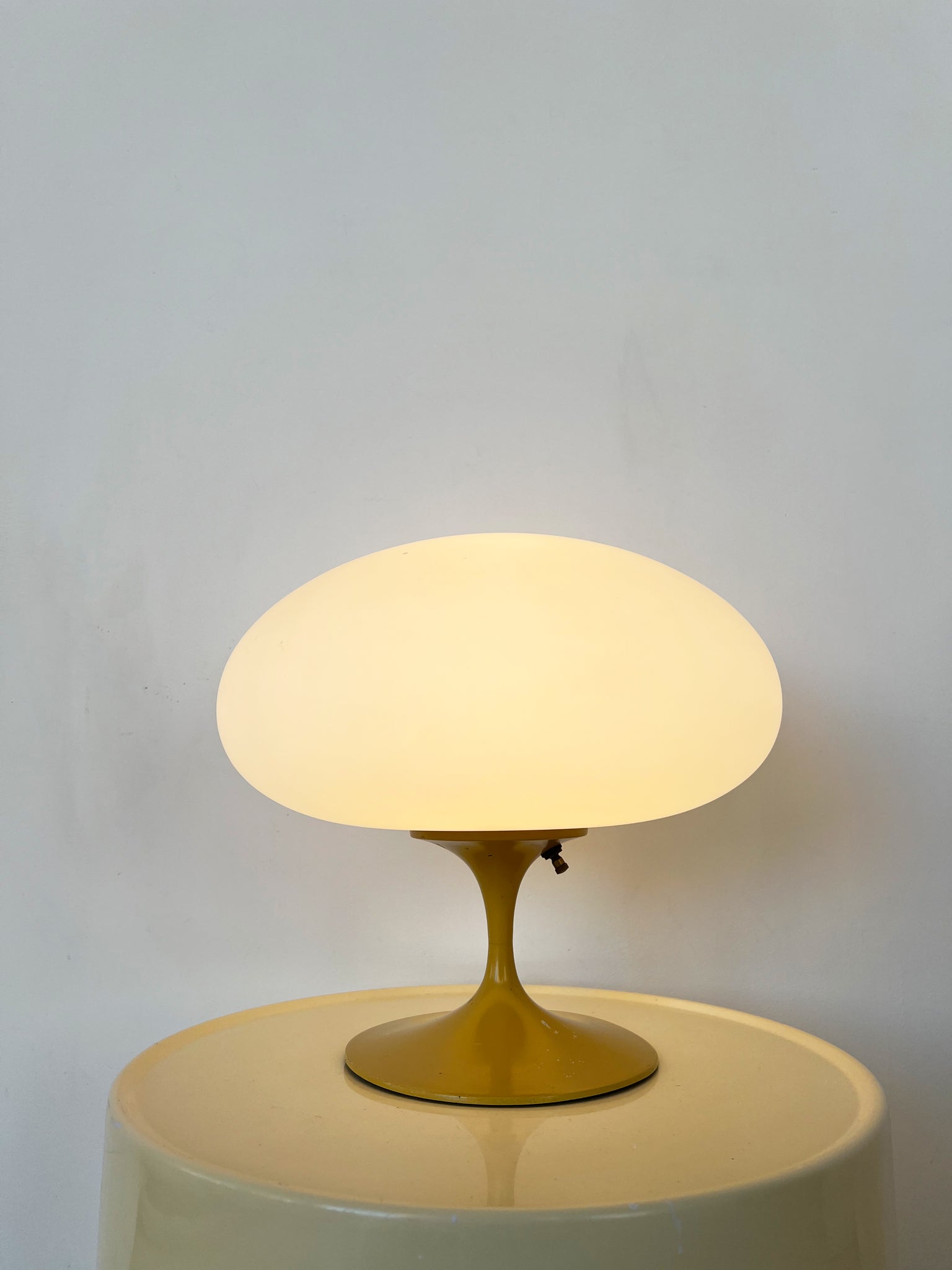 1960s Mustard Mushroom Laurel Lamp