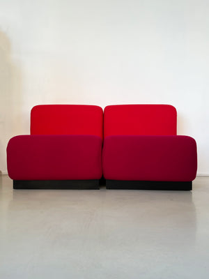 1970s Two-Tone Lounge Chairs