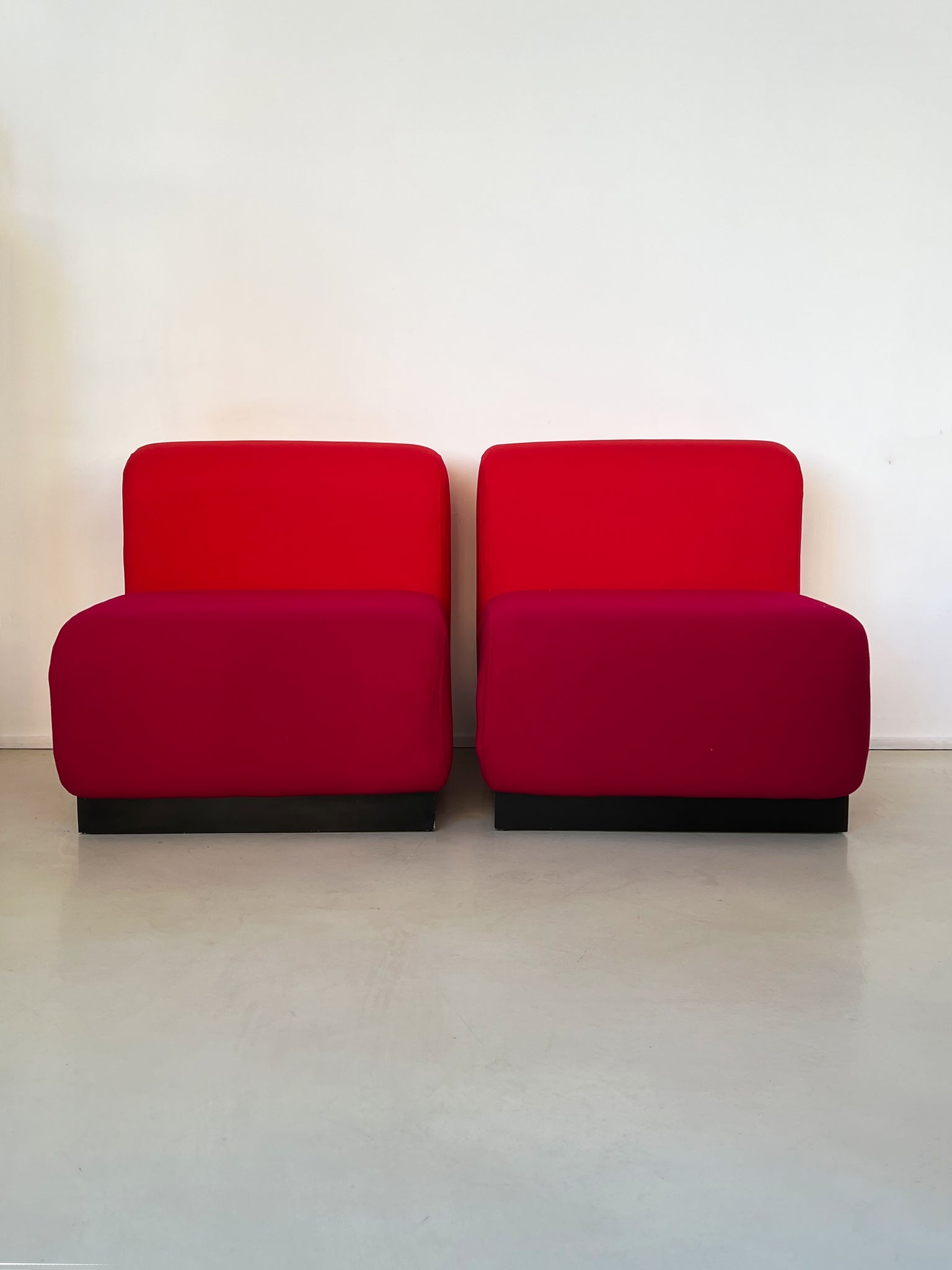 1970s Two-Tone Lounge Chairs