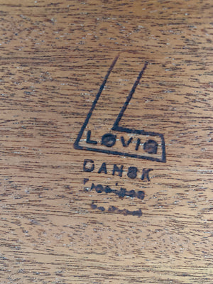 Mid Century Peter Lovig Nielsen Flip Top Teak Desk