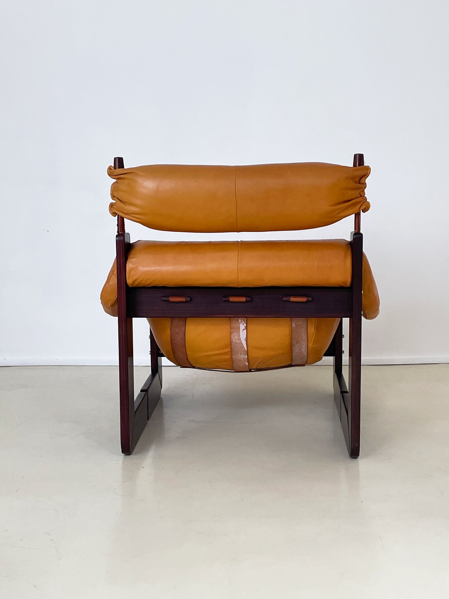 1965 Percival Lafer Brazilian Rosewood and Leather Lounge Chair
