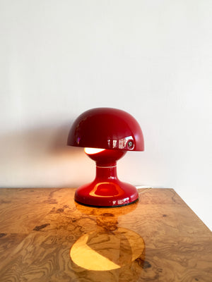 Rare Cherry Red Flos 1963 “Jucker” Lamp by Tobia Scarpa