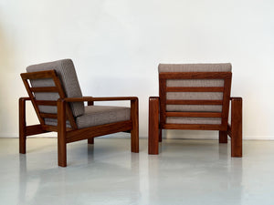 Vintage Scandinavian Solid Rosewood Lounge Chair