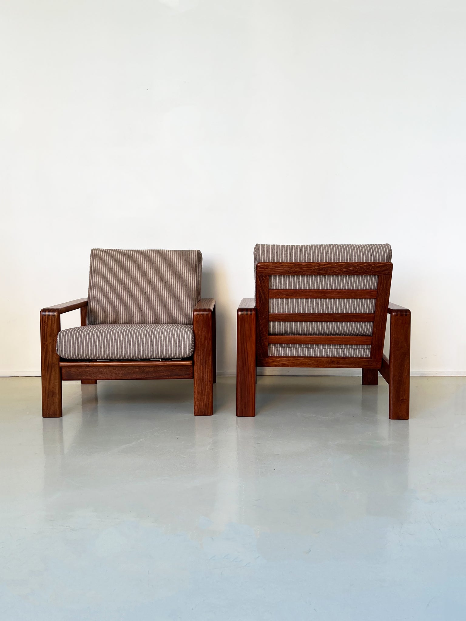 Vintage Scandinavian Solid Rosewood Lounge Chair