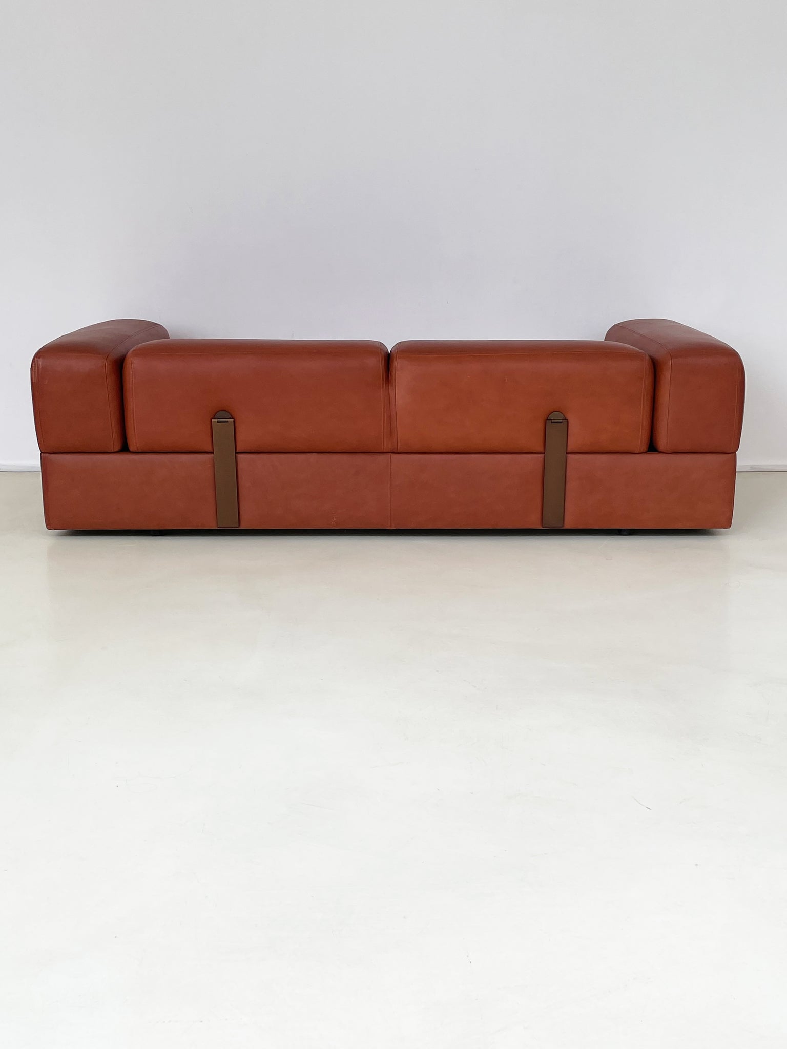 1968 leather Tito Agnoli for Cinova Model 711 Daybed Sofa