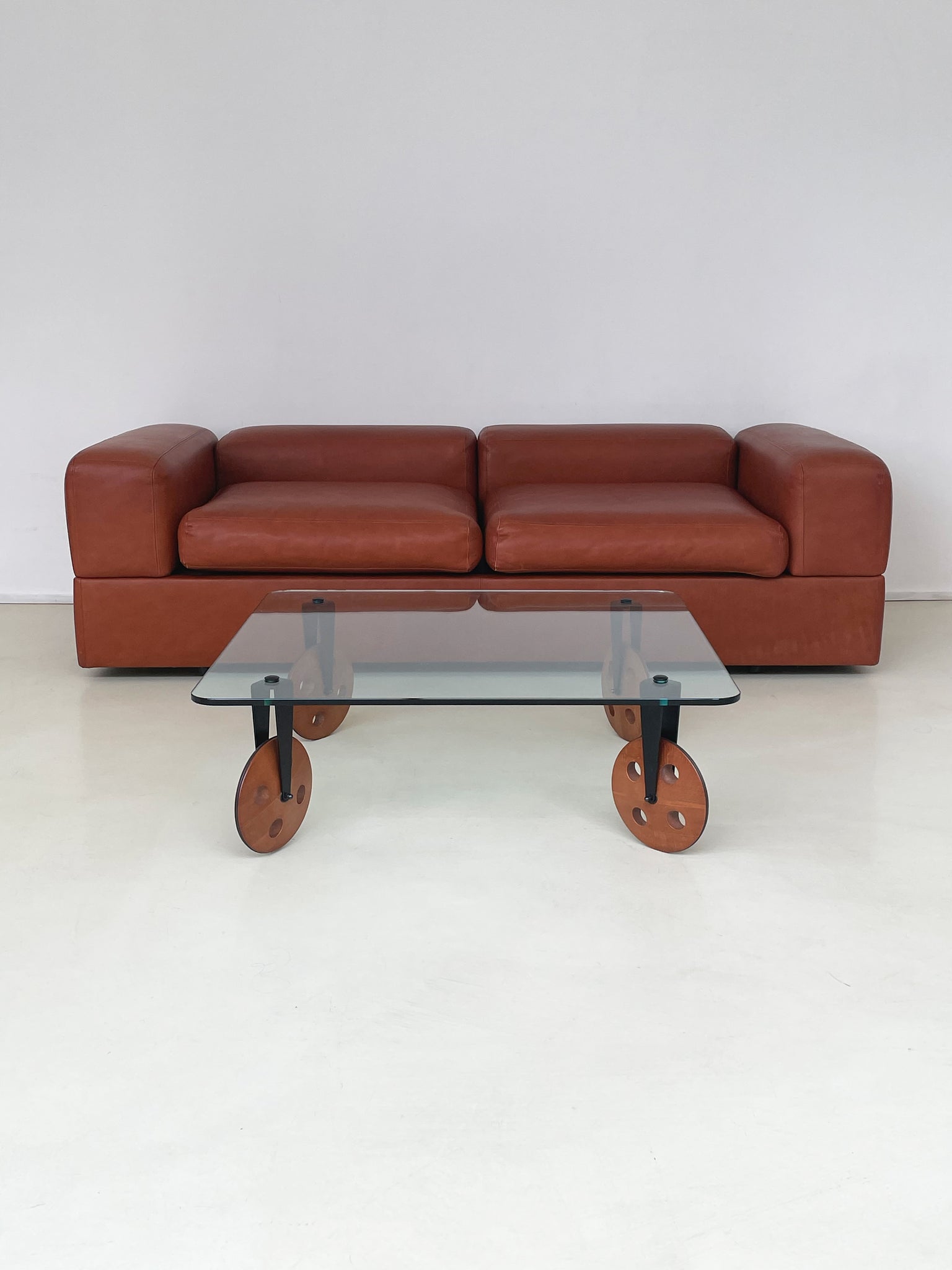 1968 leather Tito Agnoli for Cinova Model 711 Daybed Sofa
