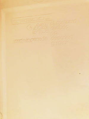 1970s White Plastic Treco Bookcase by Giovanni Maur