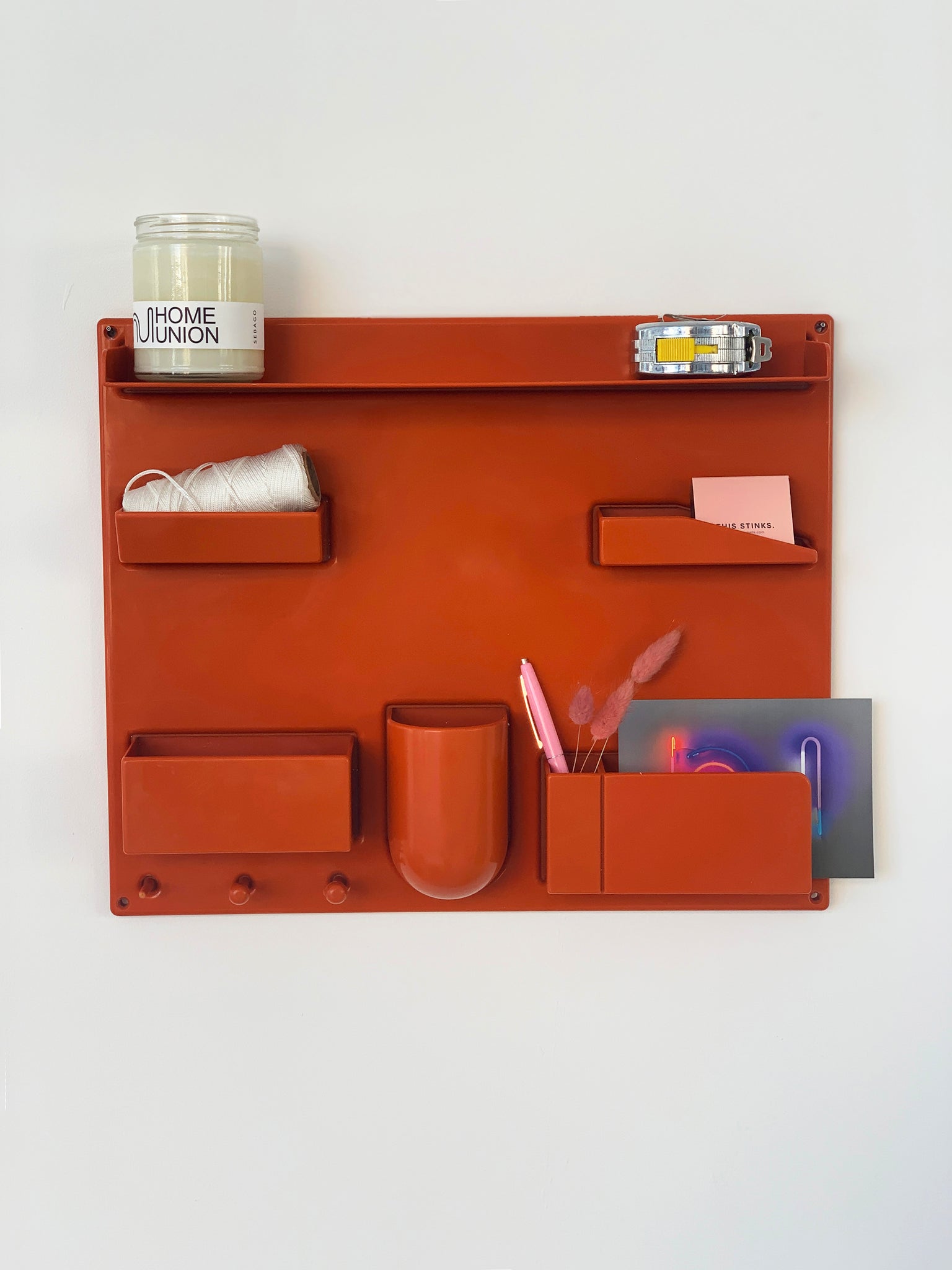 Orange Plastic Uten.Silo lll By Dorothee Maurer-Becker