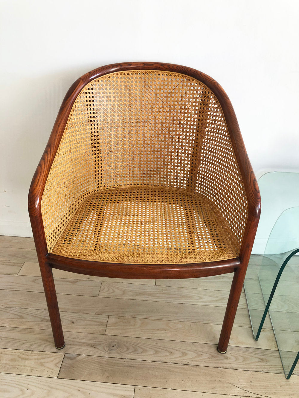 1970s Cane Chairs by Ward Bennett for Brickel Associates - Single