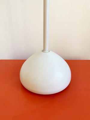 1960s White Teardrop Robert Sonneman Lollipop Table Lamp