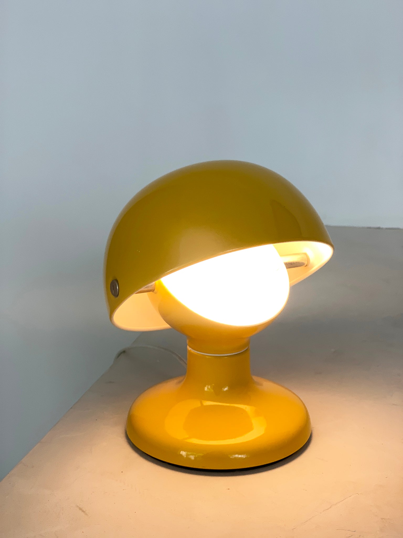 Yellow 1963 “Jucker” Lamp by Tobia Scarpa for Flos, Italy