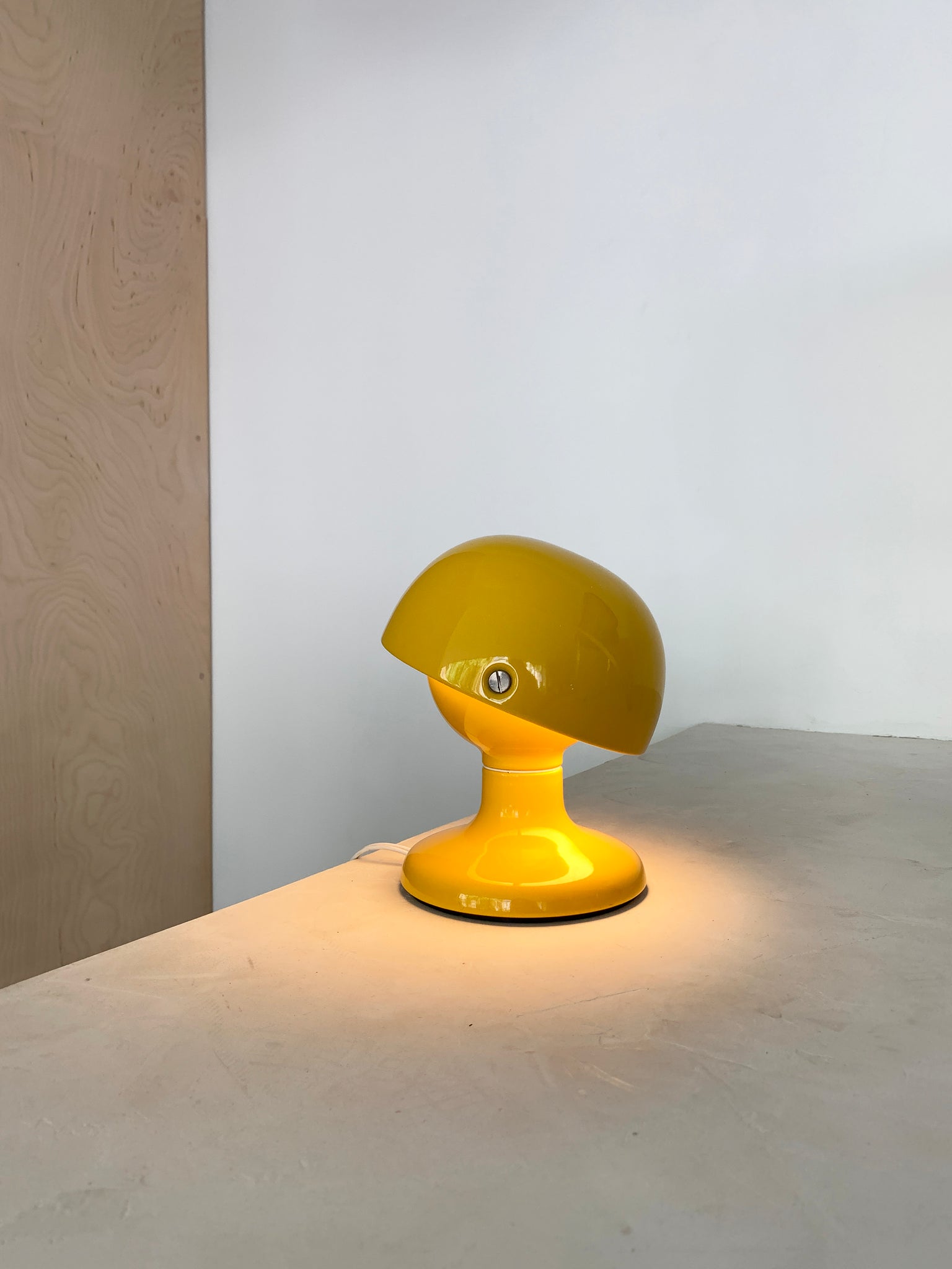 Yellow 1963 “Jucker” Lamp by Tobia Scarpa for Flos, Italy