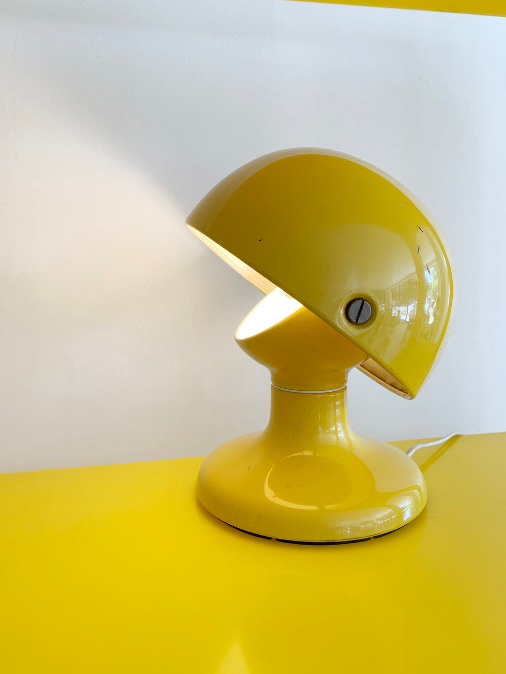 Rare Yellow Flos 1963 “Jucker” Lamp by Tobia Scarpa