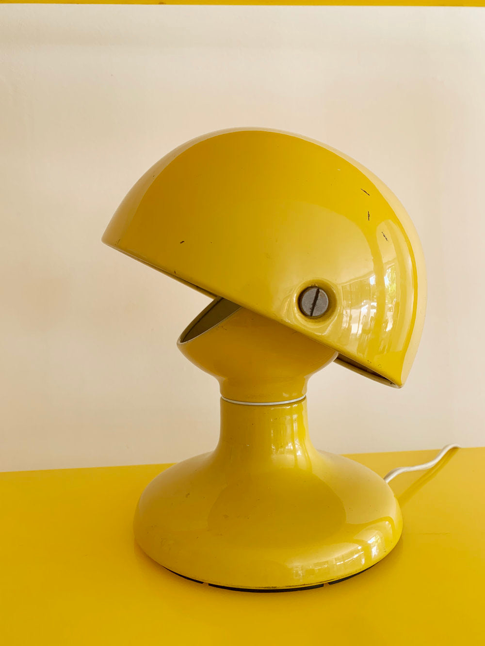 Rare Yellow Flos 1963 “Jucker” Lamp by Tobia Scarpa
