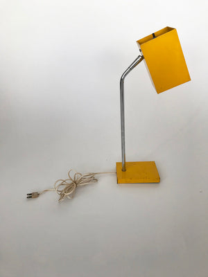 1960s Yellow Robert Sonneman for Kovacs Cube Lamp- Single