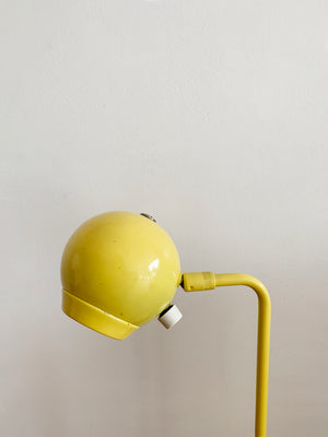 1960s Yellow Robert Sonneman for Kovacs Orb Table Lamp