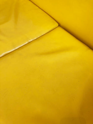 1960s Yellow "Throwaway" Sofa by Zanotta